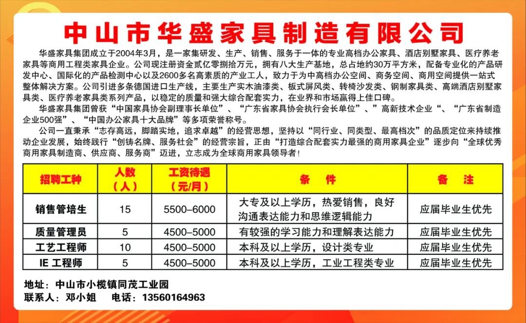 廣東中山板芙最新招聘信息及招聘動(dòng)態(tài)更新