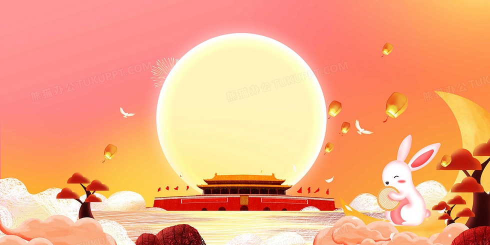 最新國慶中秋雙節(jié)美圖，盛世繁華與月圓之夜的美好融合